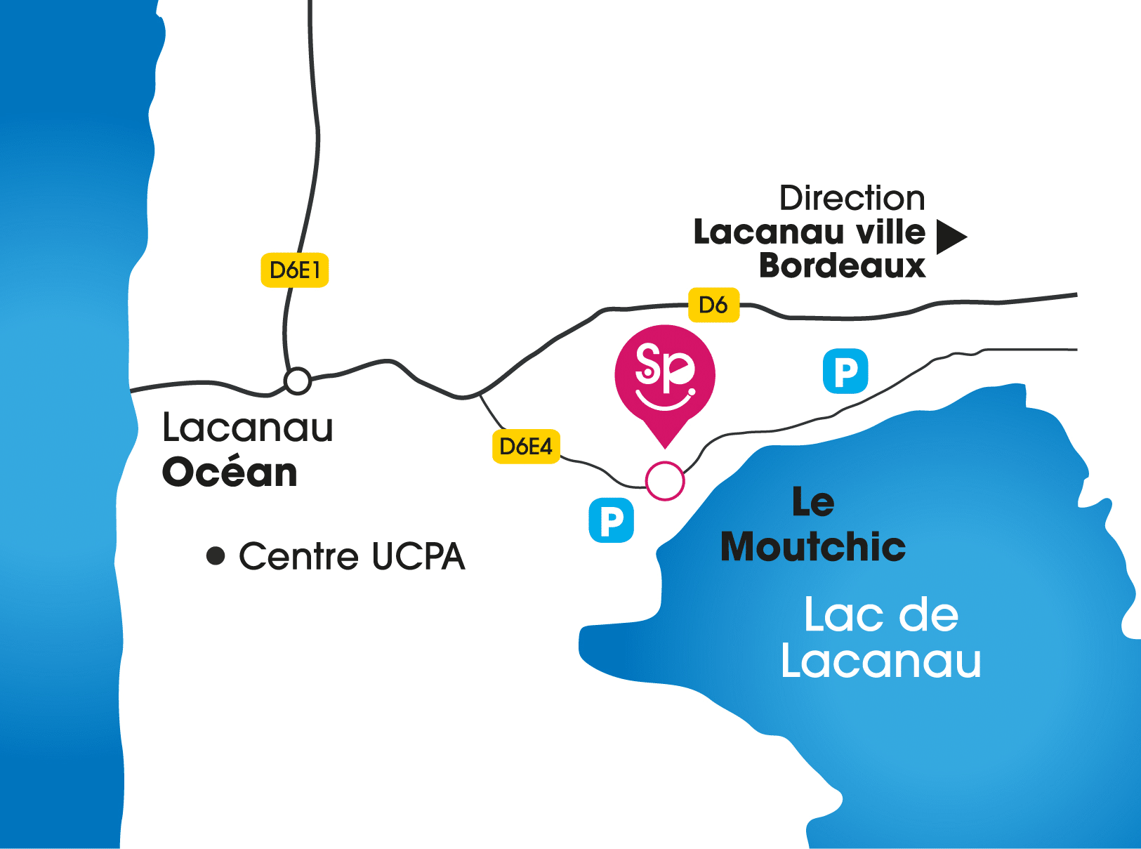map lacanau